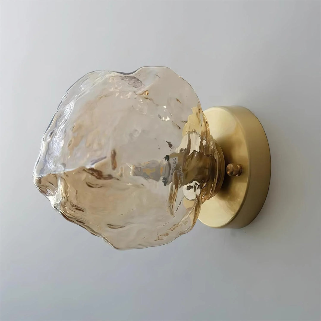 Amber Glazen Wandlamp