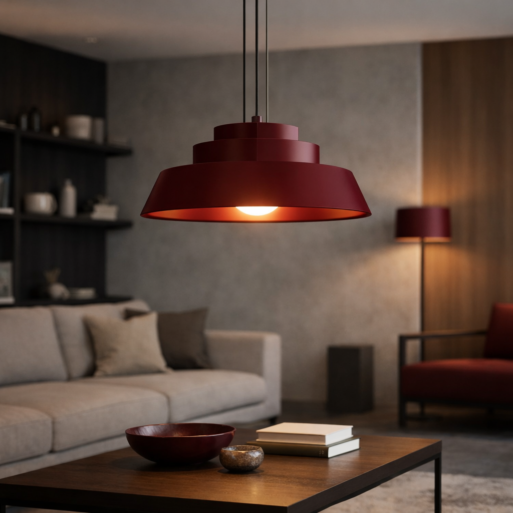 Moderne Hanglamp met Grafisch Silhouet