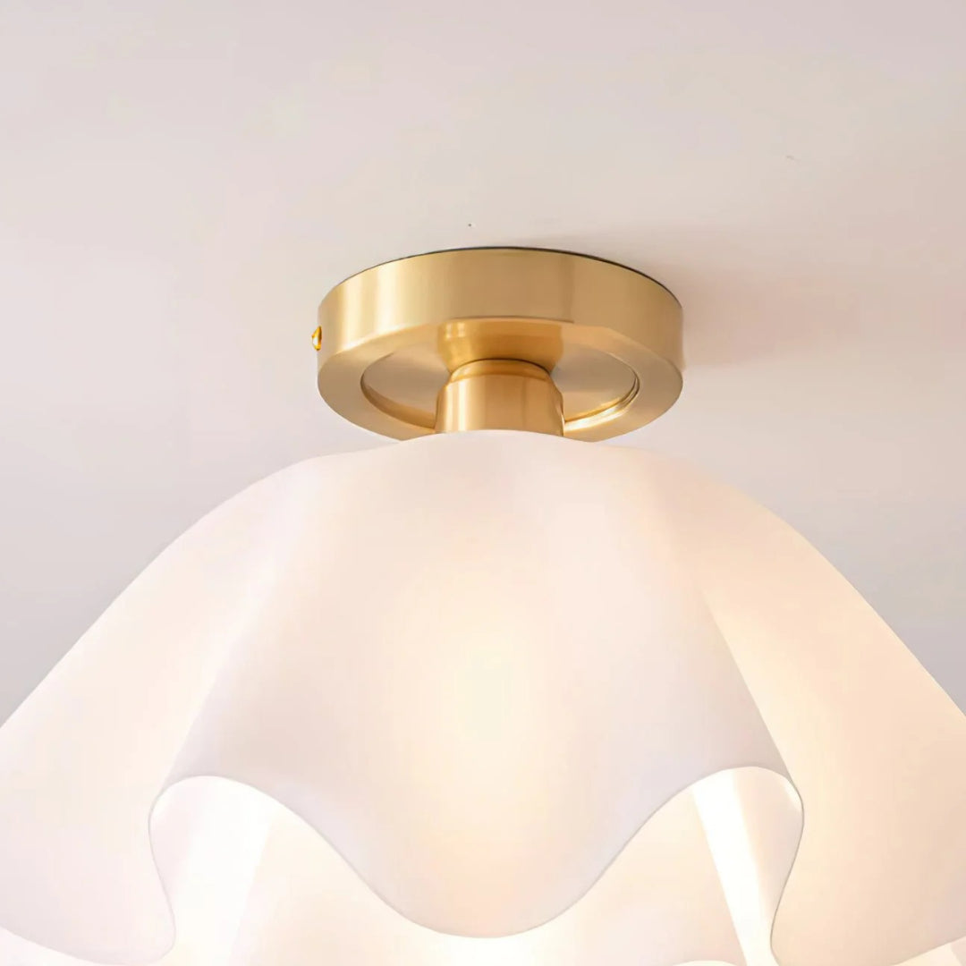 Bloemen Glazen Plafondlamp