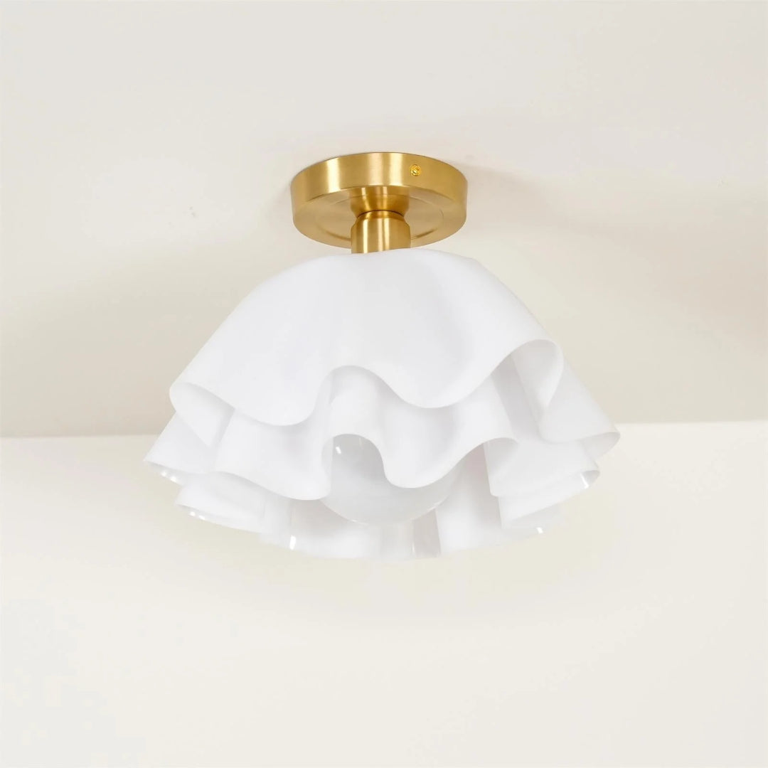 Bloemen Glazen Plafondlamp