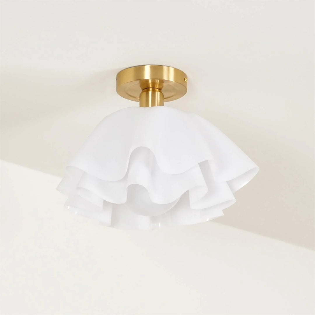 Bloemen Glazen Plafondlamp