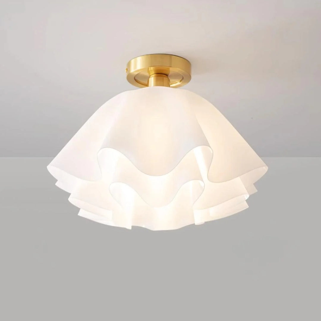 Bloemen Glazen Plafondlamp
