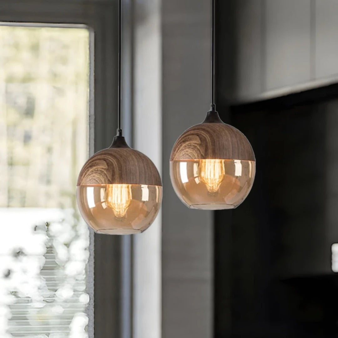 Scandinavische Glazen Hanglamp