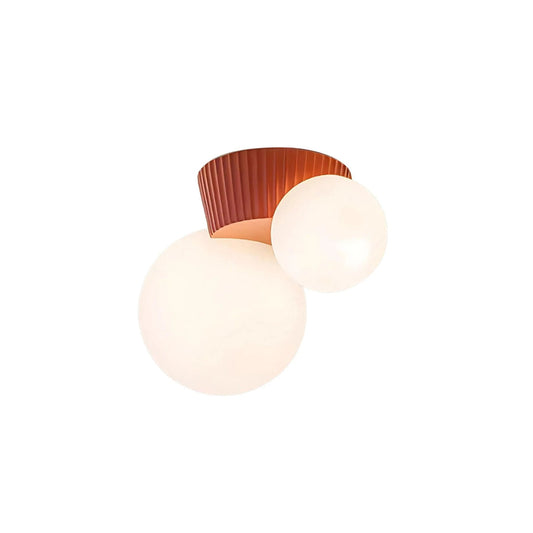 Dubbele bol plafondlamp