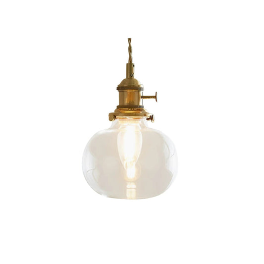 Vintage Glazen Hanglamp
