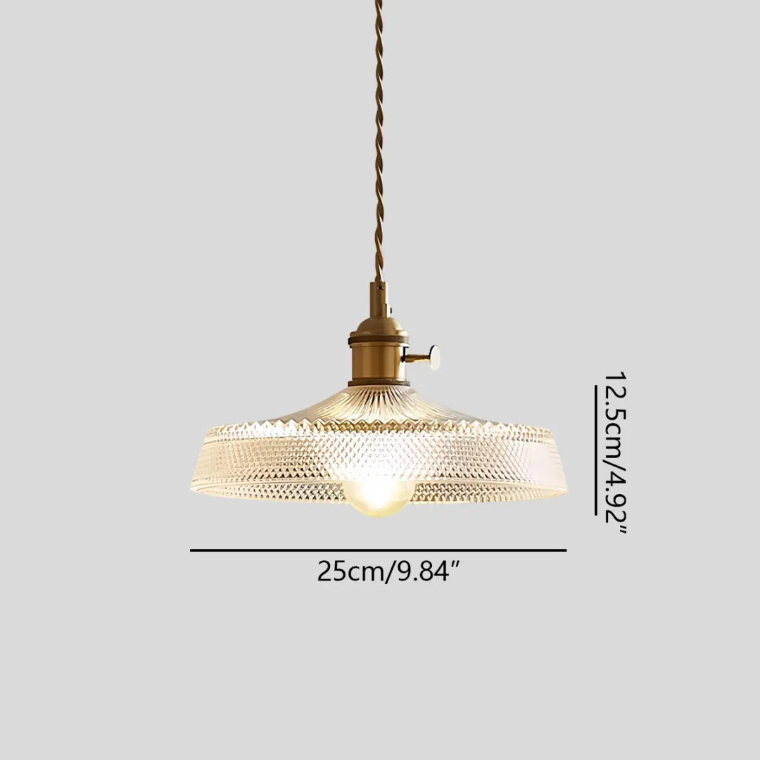 Klassieke Glazen Hanglamp