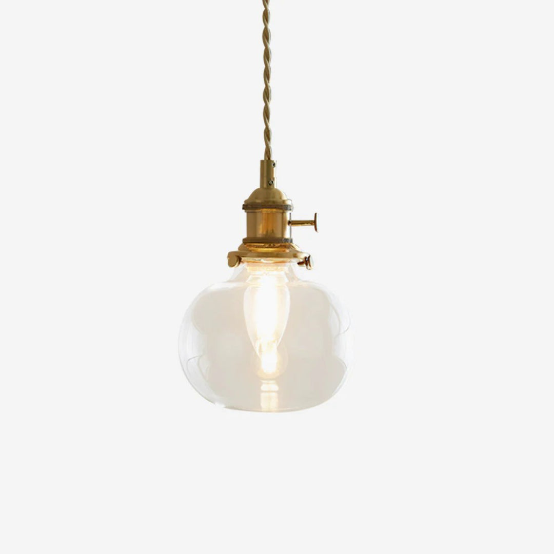 Vintage Glazen Hanglamp