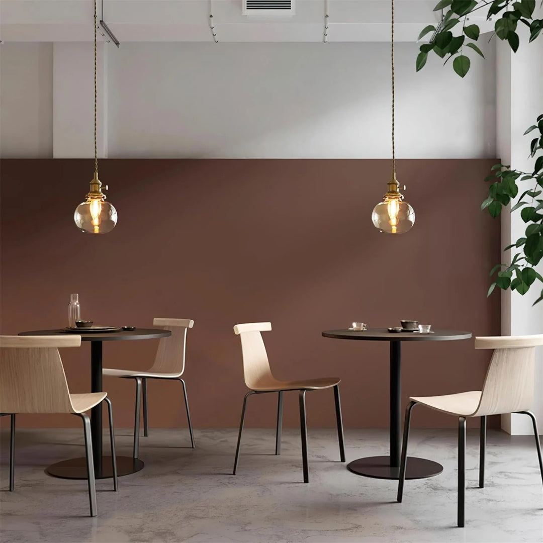 Vintage Glazen Hanglamp