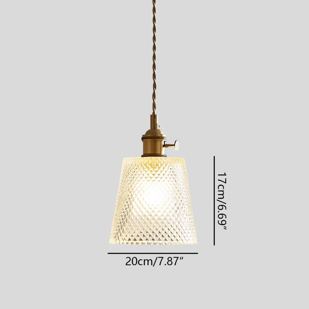 Klassieke Glazen Hanglamp
