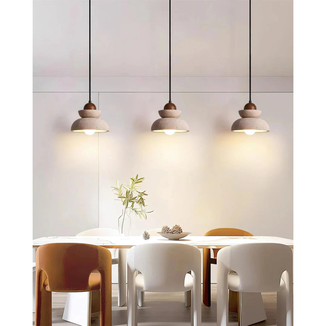 Travertin Stenen Hanglamp