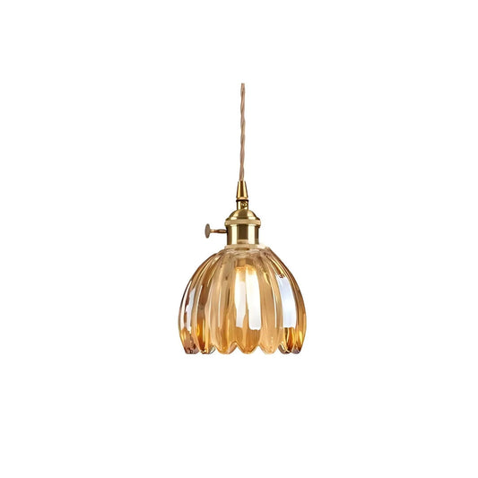 Vintage Glazen Hanglamp