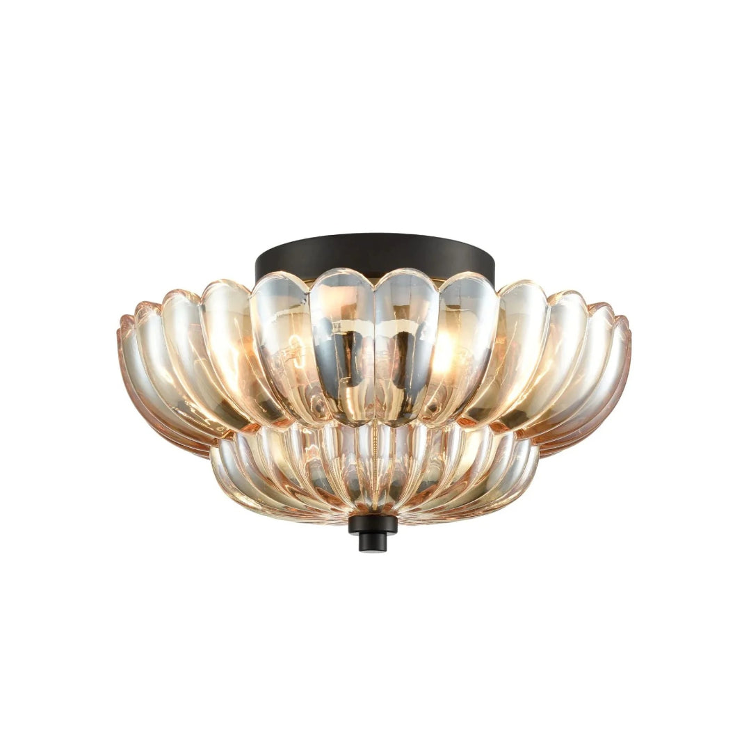 Vintage Glazen Plafondlamp