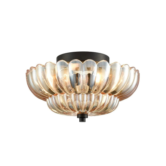 Vintage Glazen Plafondlamp