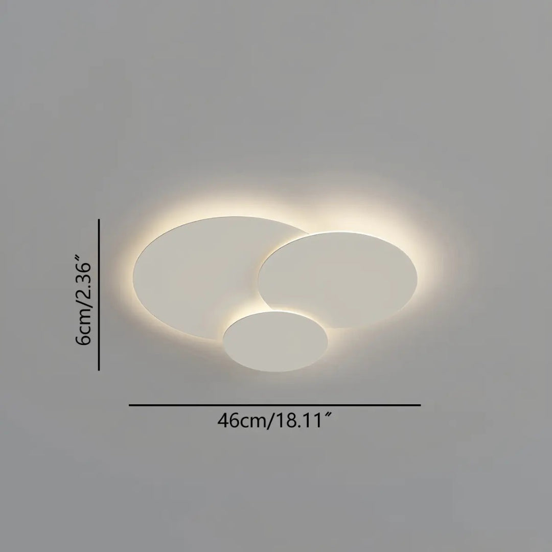 Hedendaagse Multi Disc LED Plafondlamp