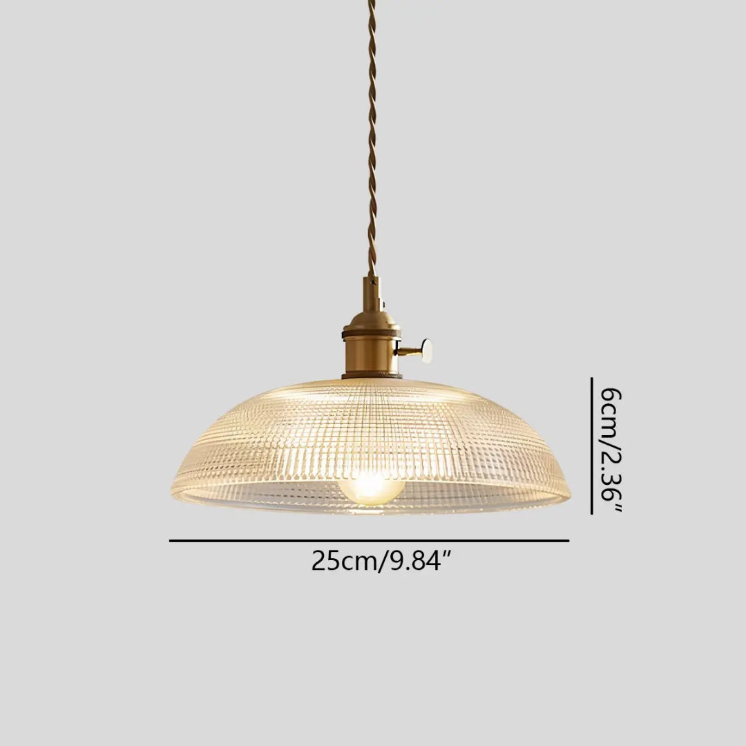 Klassieke Glazen Hanglamp
