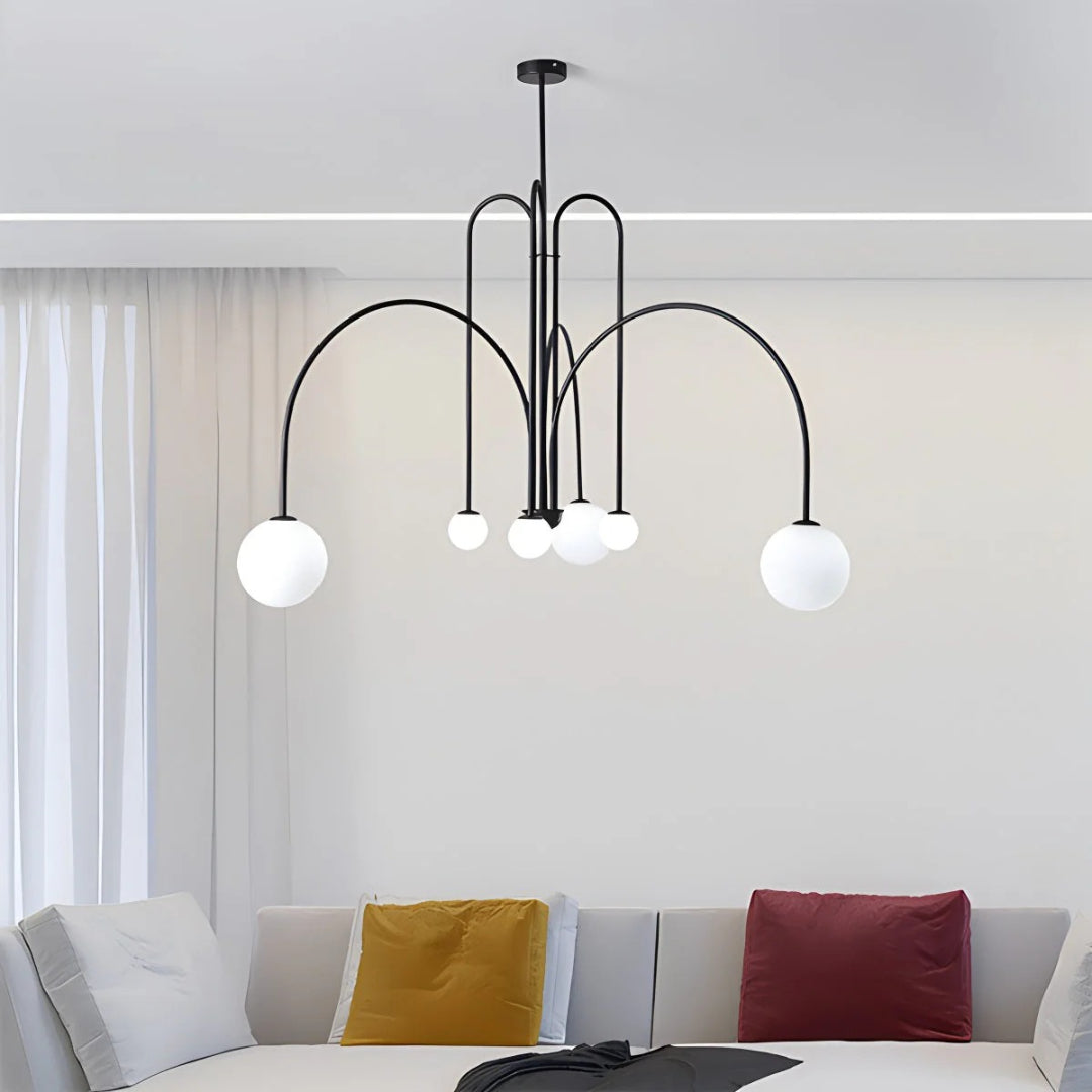 Moderne Glazen Kroonluchter