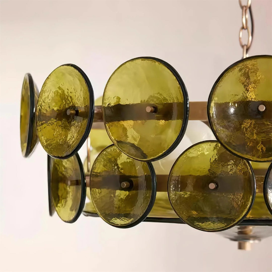 Retro Glazen Hanglamp