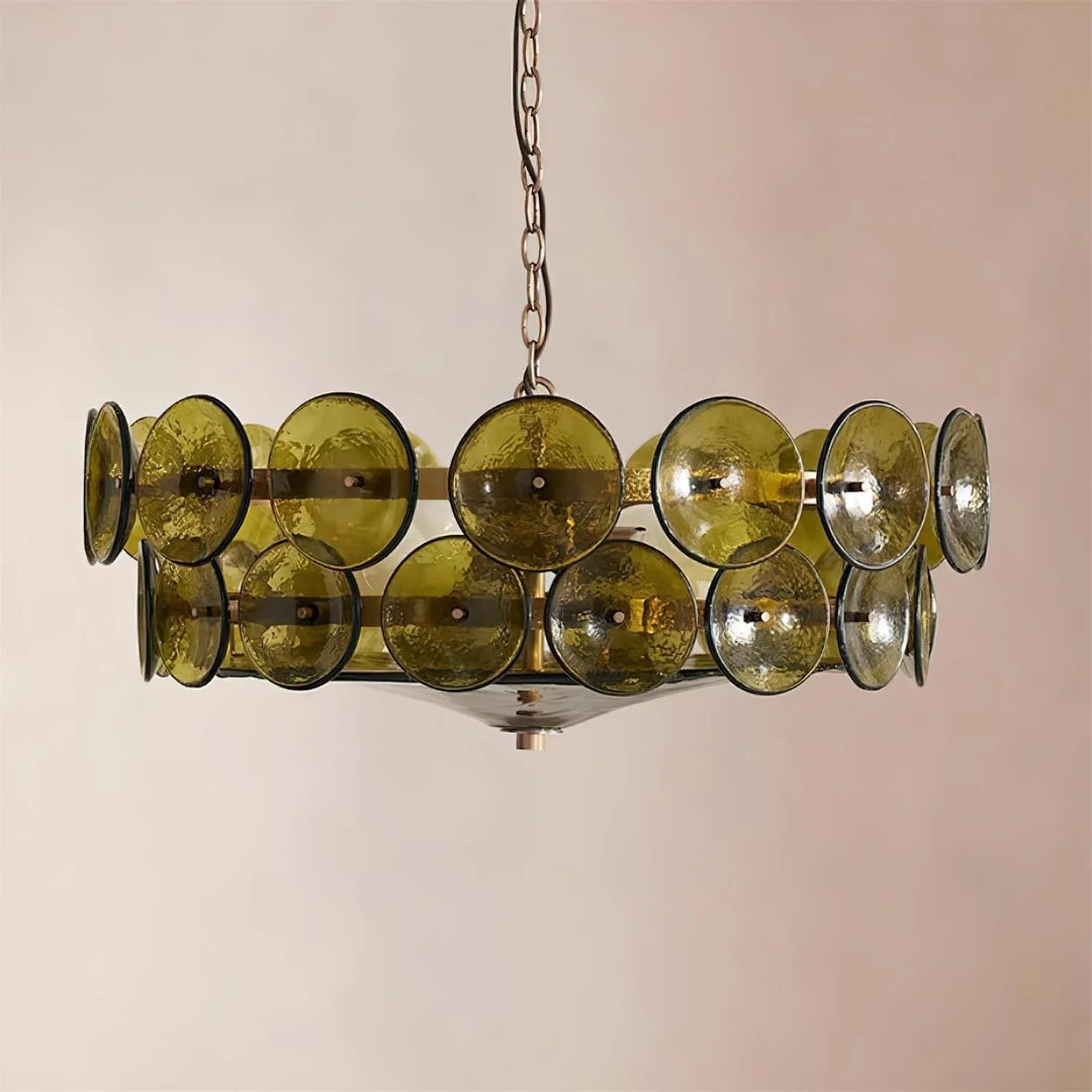 Retro Glazen Hanglamp