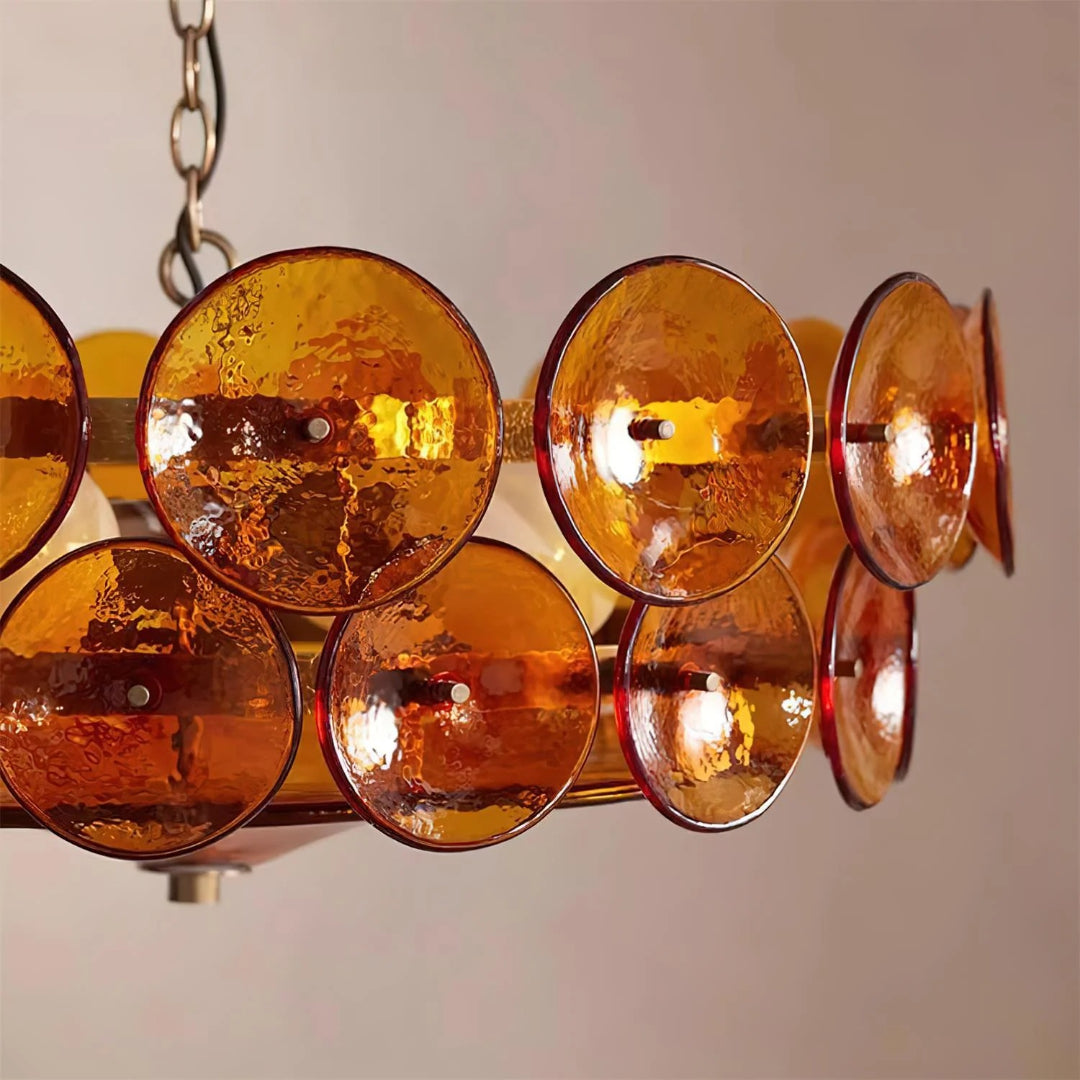 Retro Glazen Hanglamp