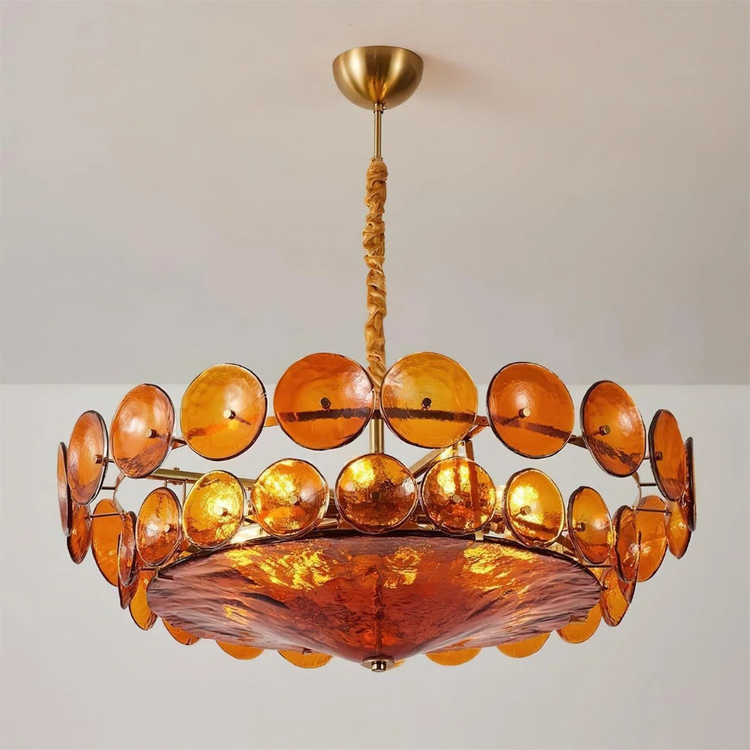 Retro Glazen Hanglamp