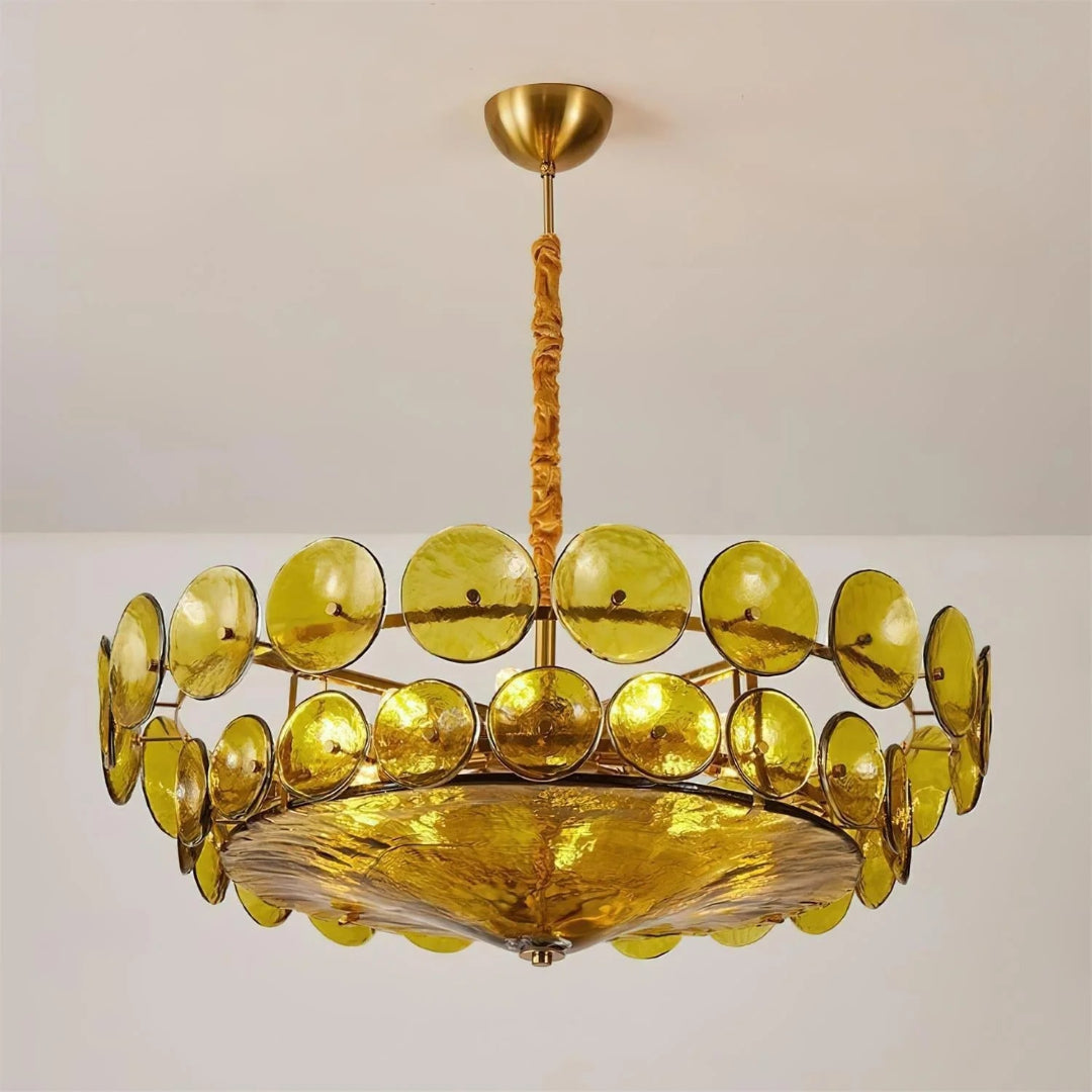 Retro Glazen Hanglamp