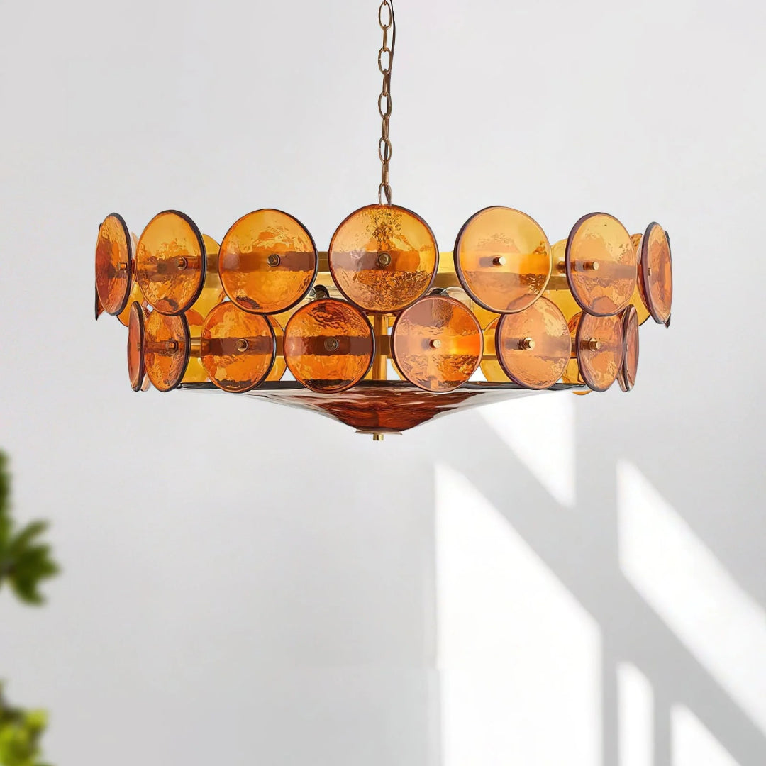Retro Glazen Hanglamp