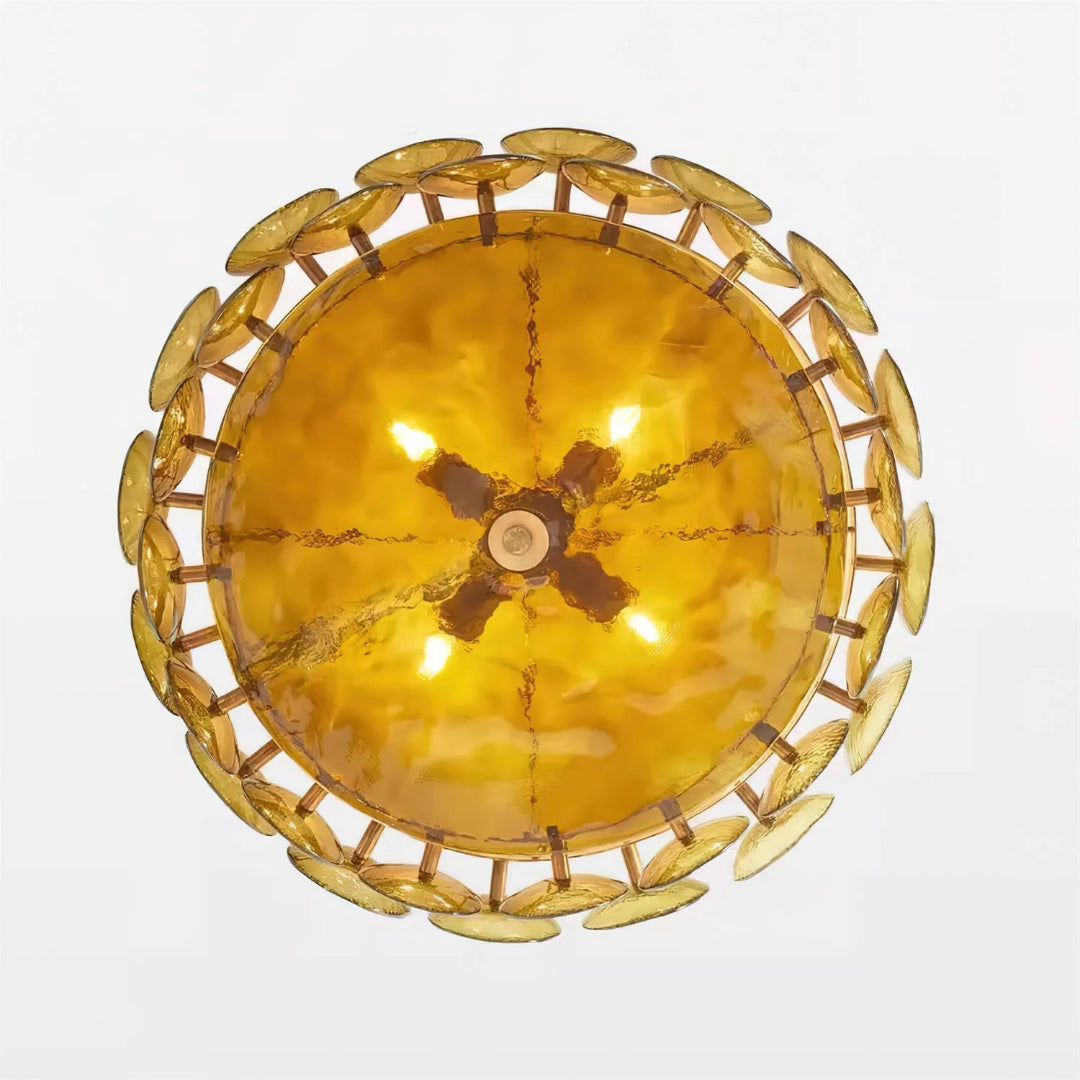 Retro Glazen Hanglamp
