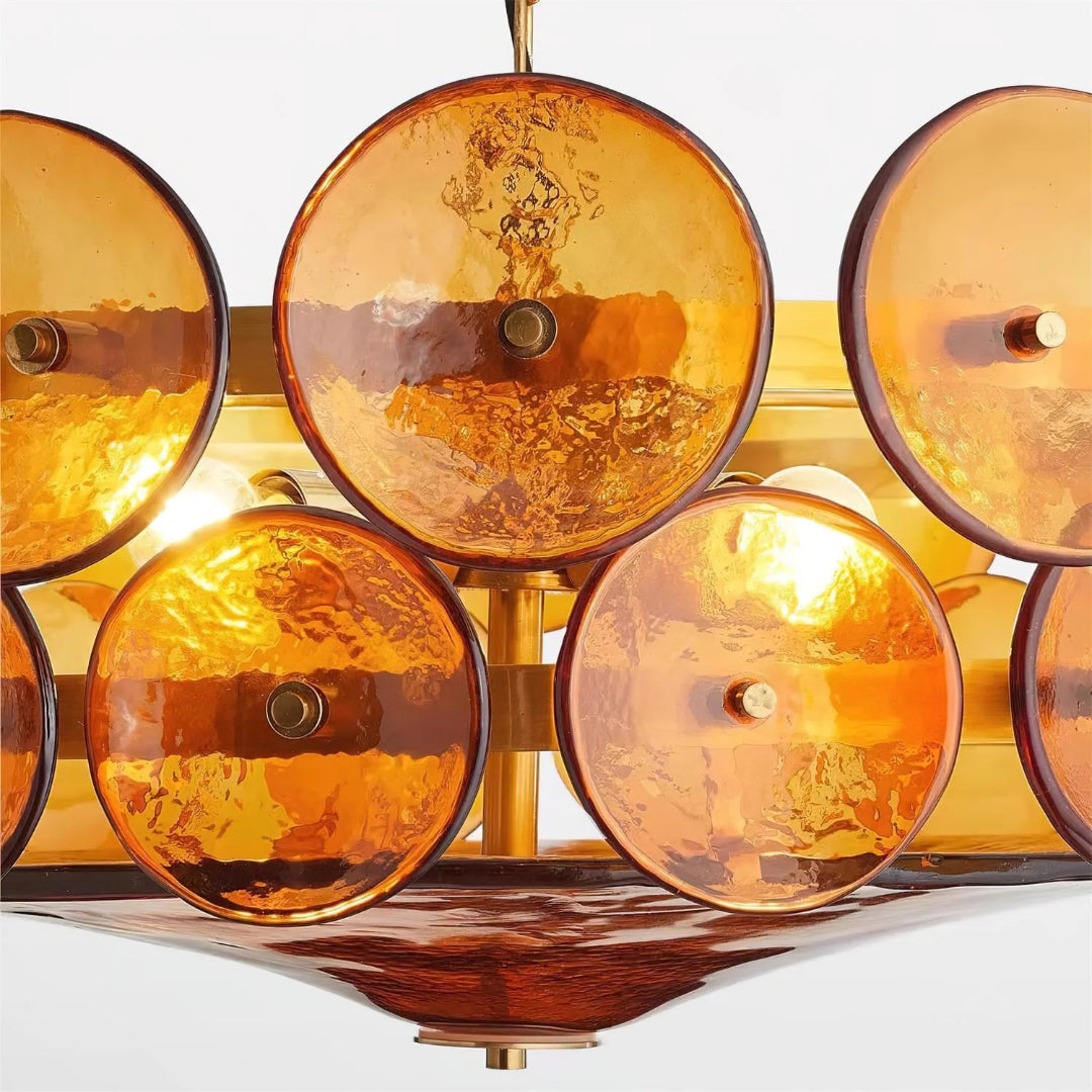 Retro Glazen Hanglamp