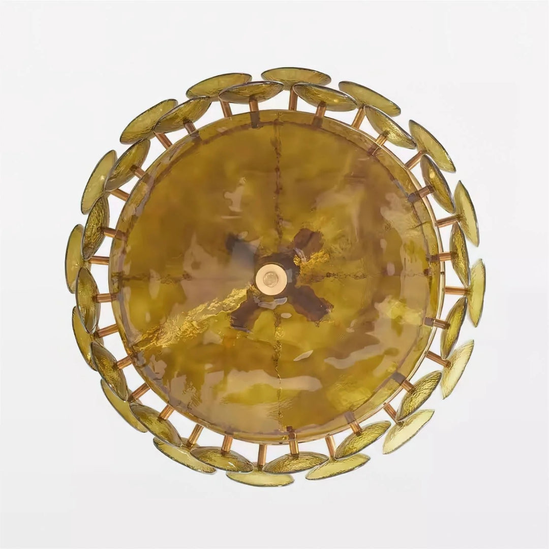Retro Glazen Hanglamp