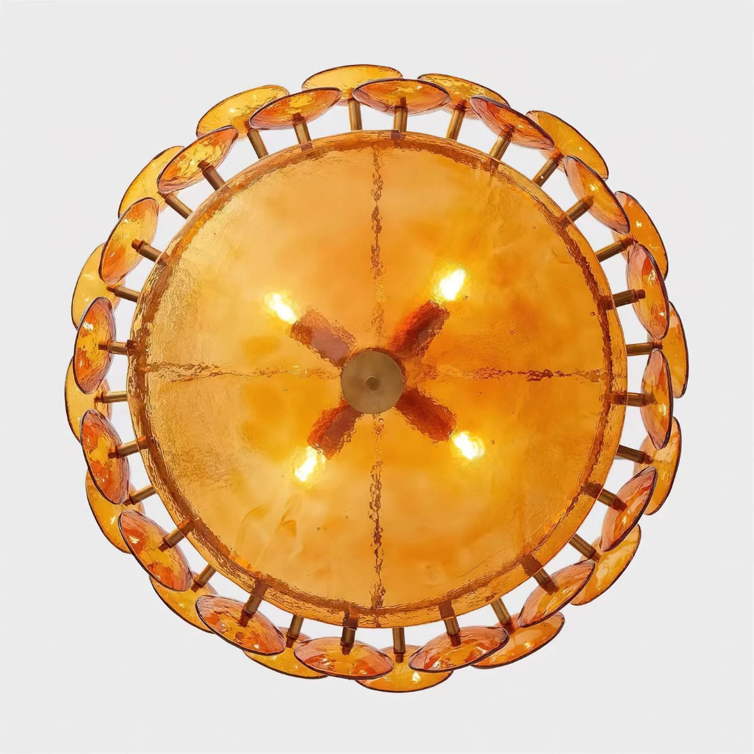 Retro Glazen Hanglamp