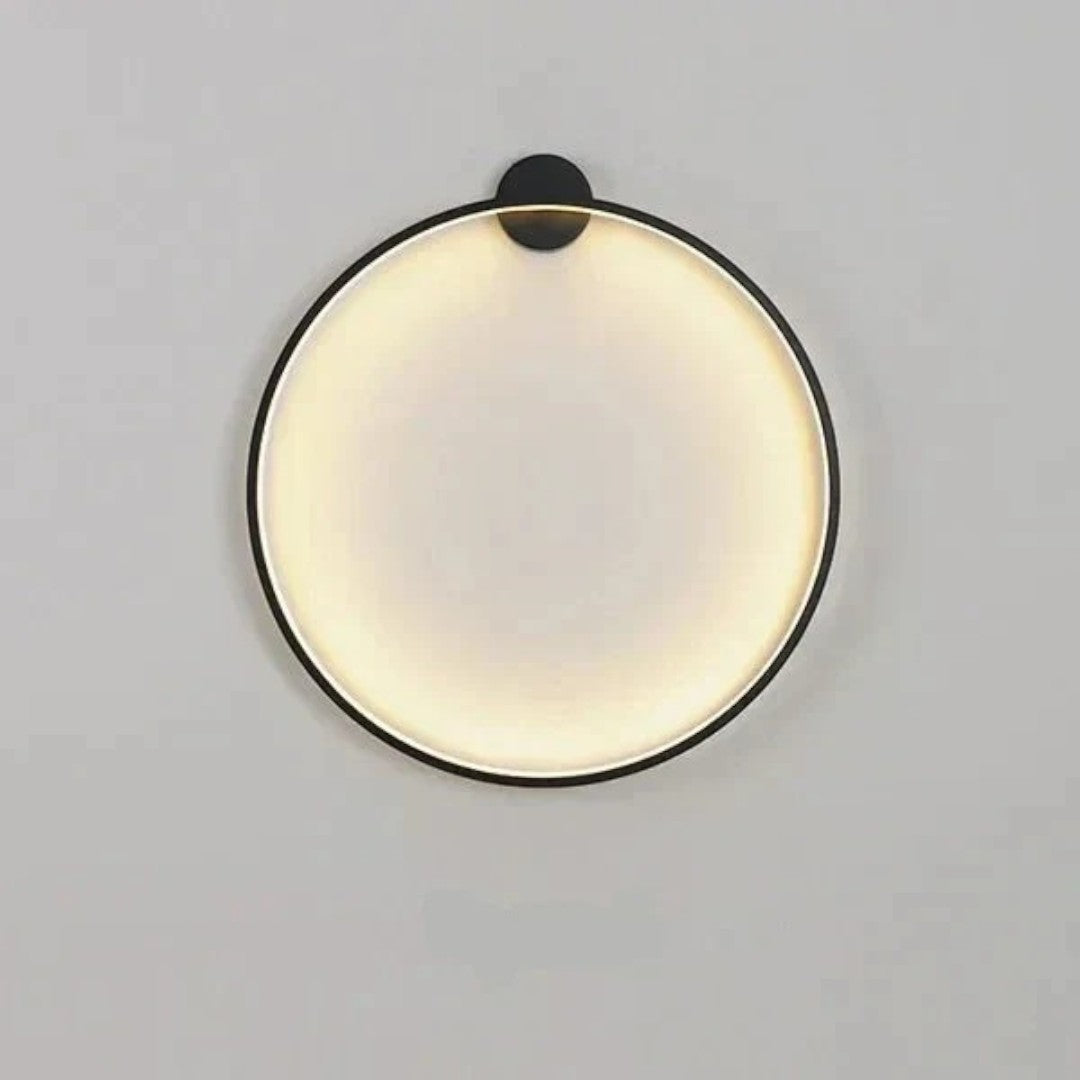 Minimalistische Cirkelvormige LED Wandlamp