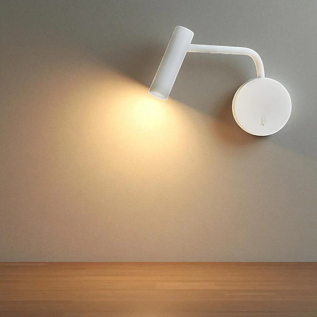 Moderne verstelbare metalen wandlamp