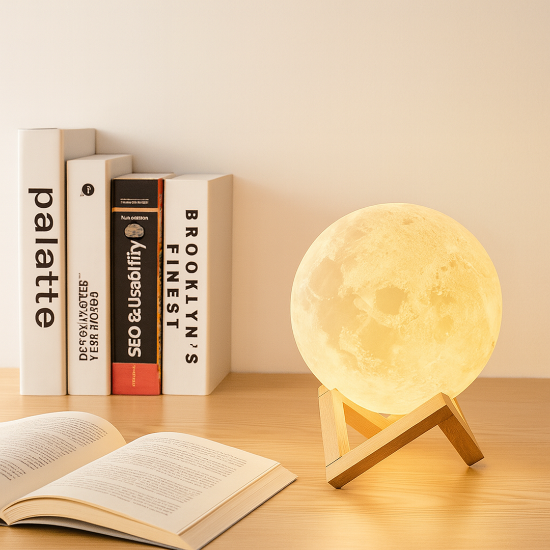 Decoratieve Maan LED Tafellamp