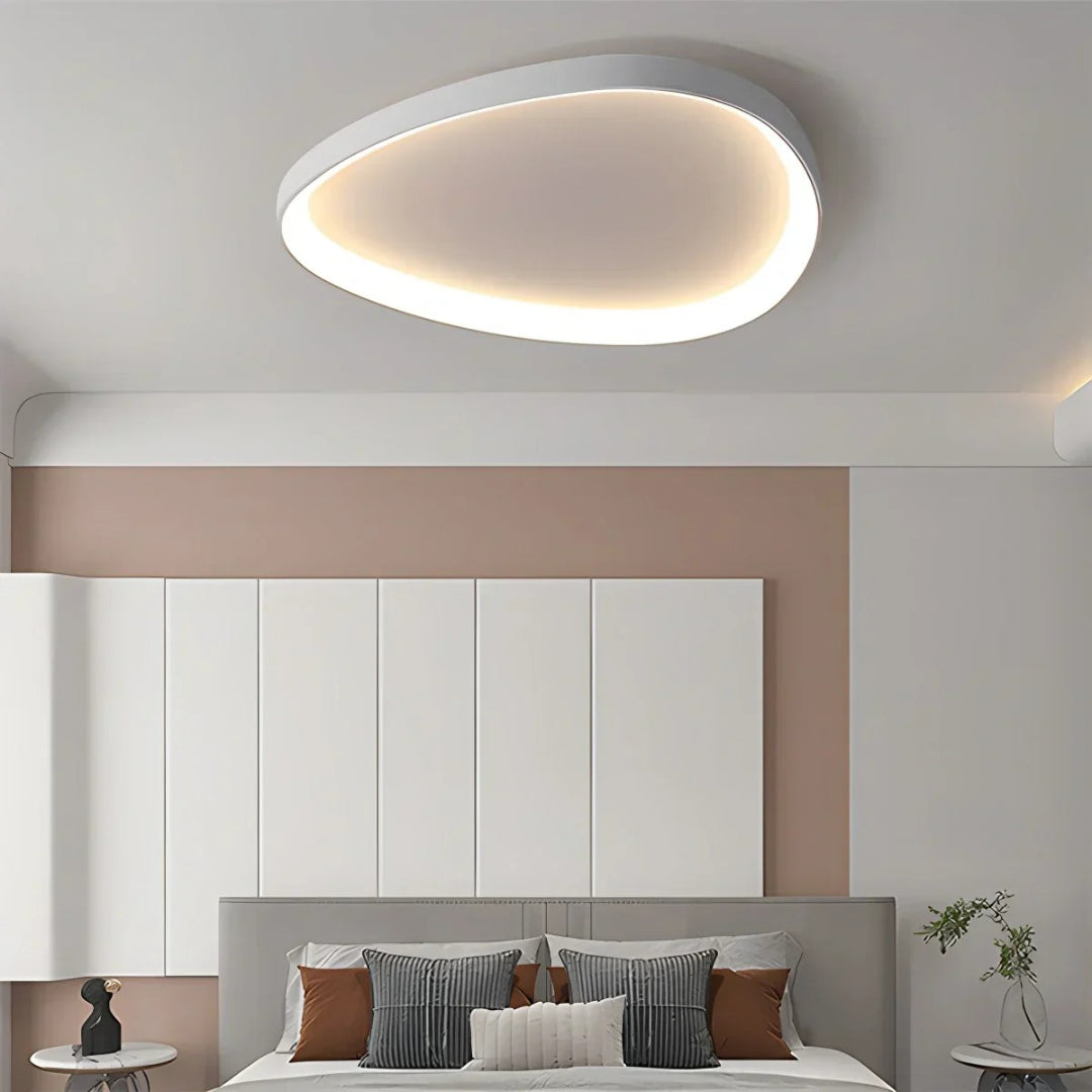 Minimalistische Ovale LED Plafondlamp