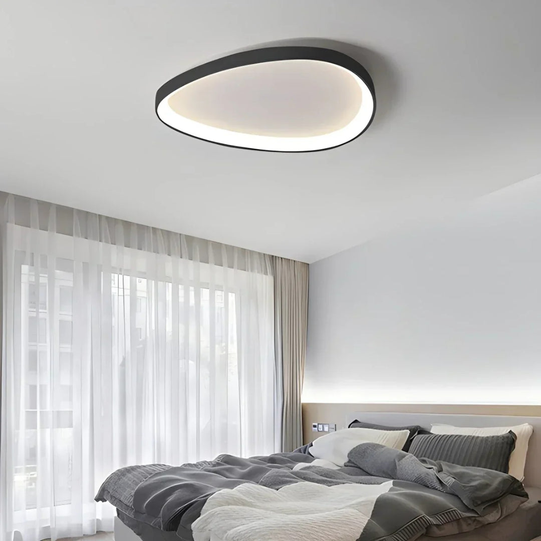 Minimalistische Ovale LED Plafondlamp