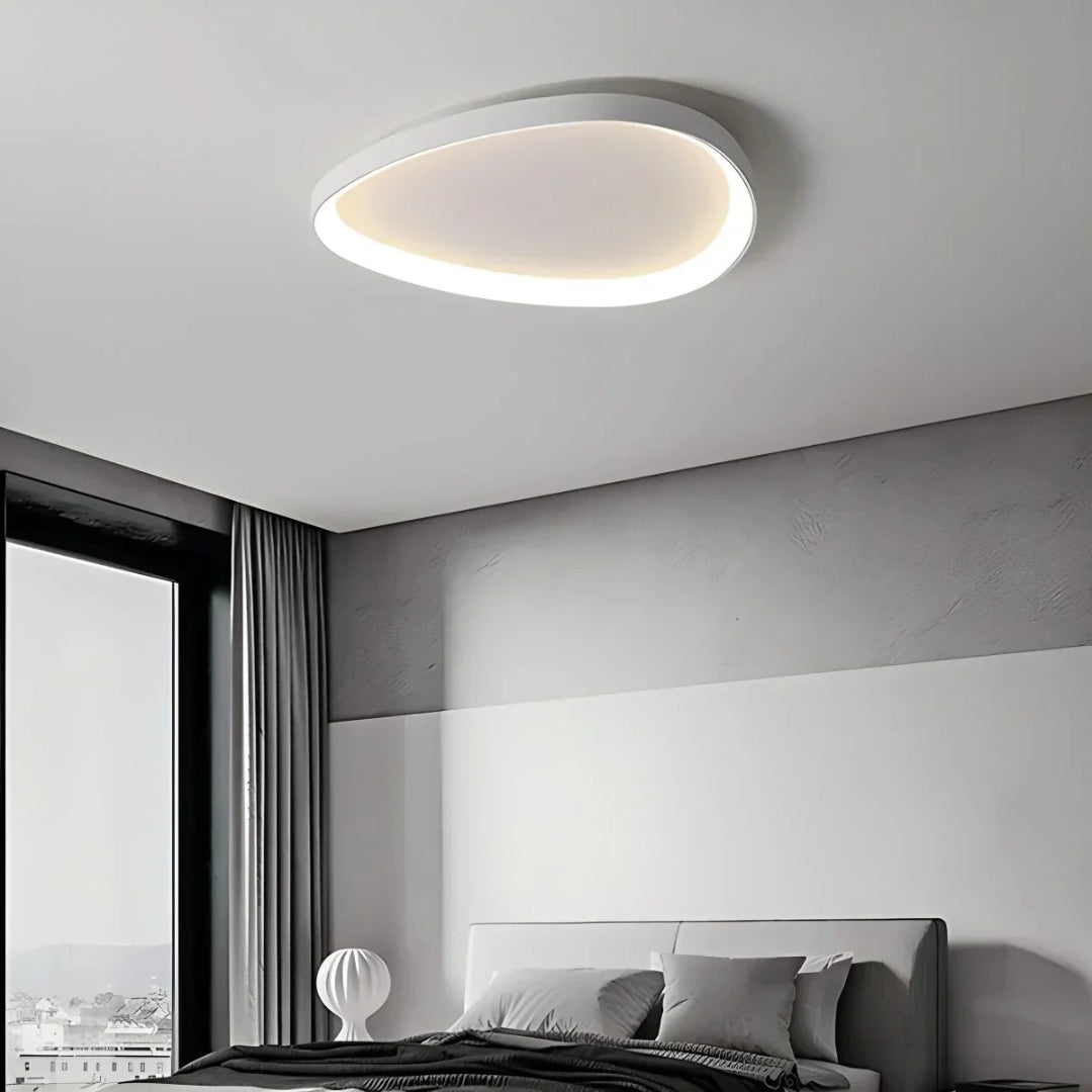 Minimalistische Ovale LED Plafondlamp