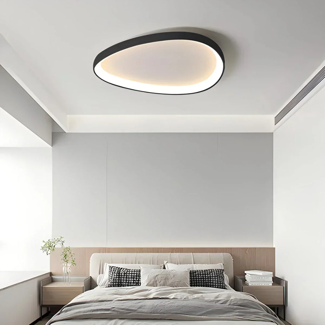 Minimalistische Ovale LED Plafondlamp