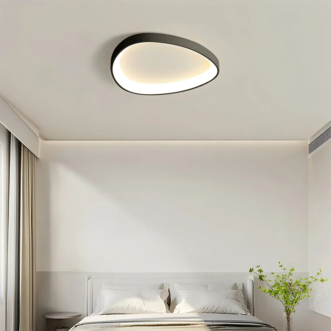 Minimalistische Ovale LED Plafondlamp