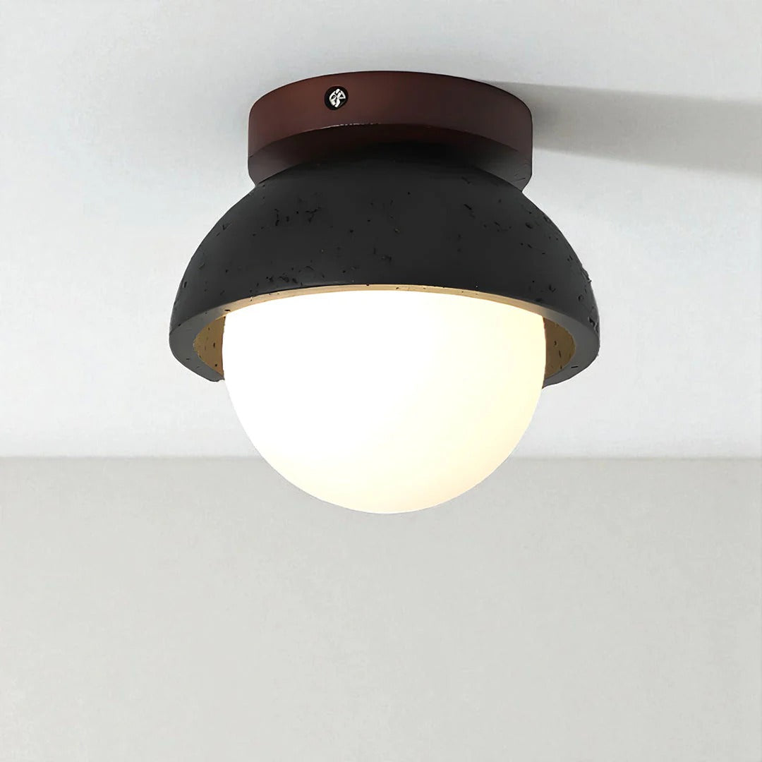 Moderne stenen plafondlamp