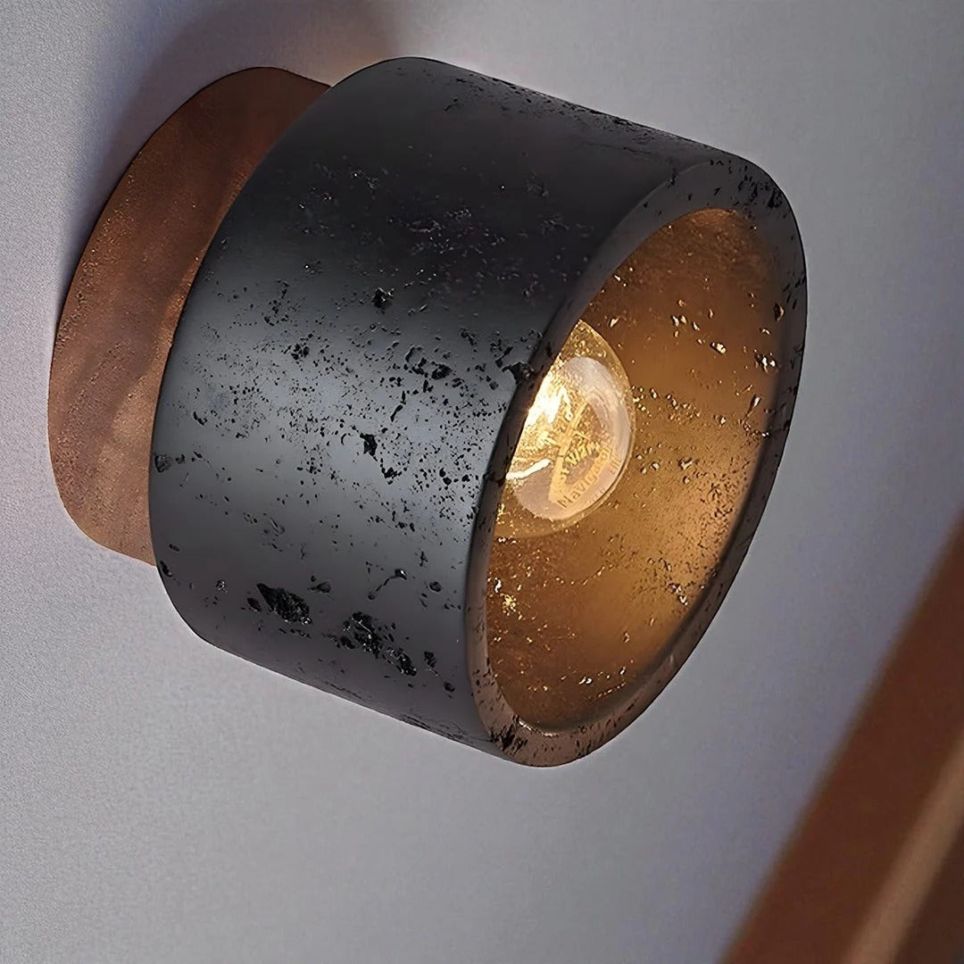 Moderne stenen plafondlamp