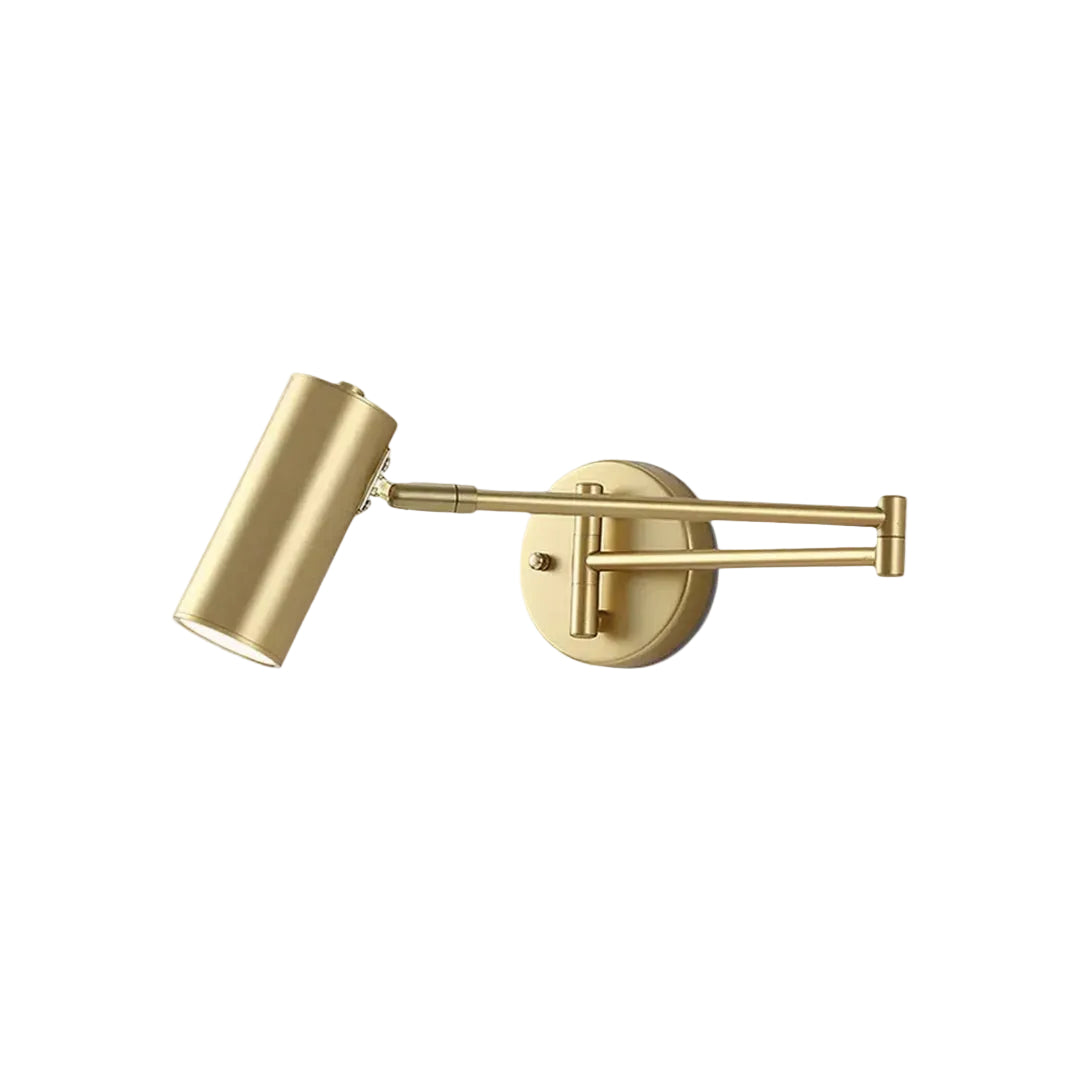 Industriële metalen wandlamp