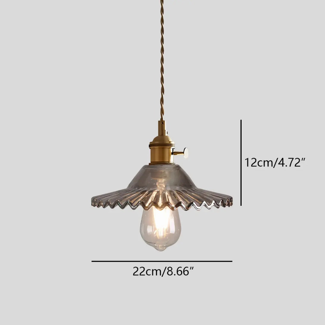 Klassieke Glazen Hanglamp