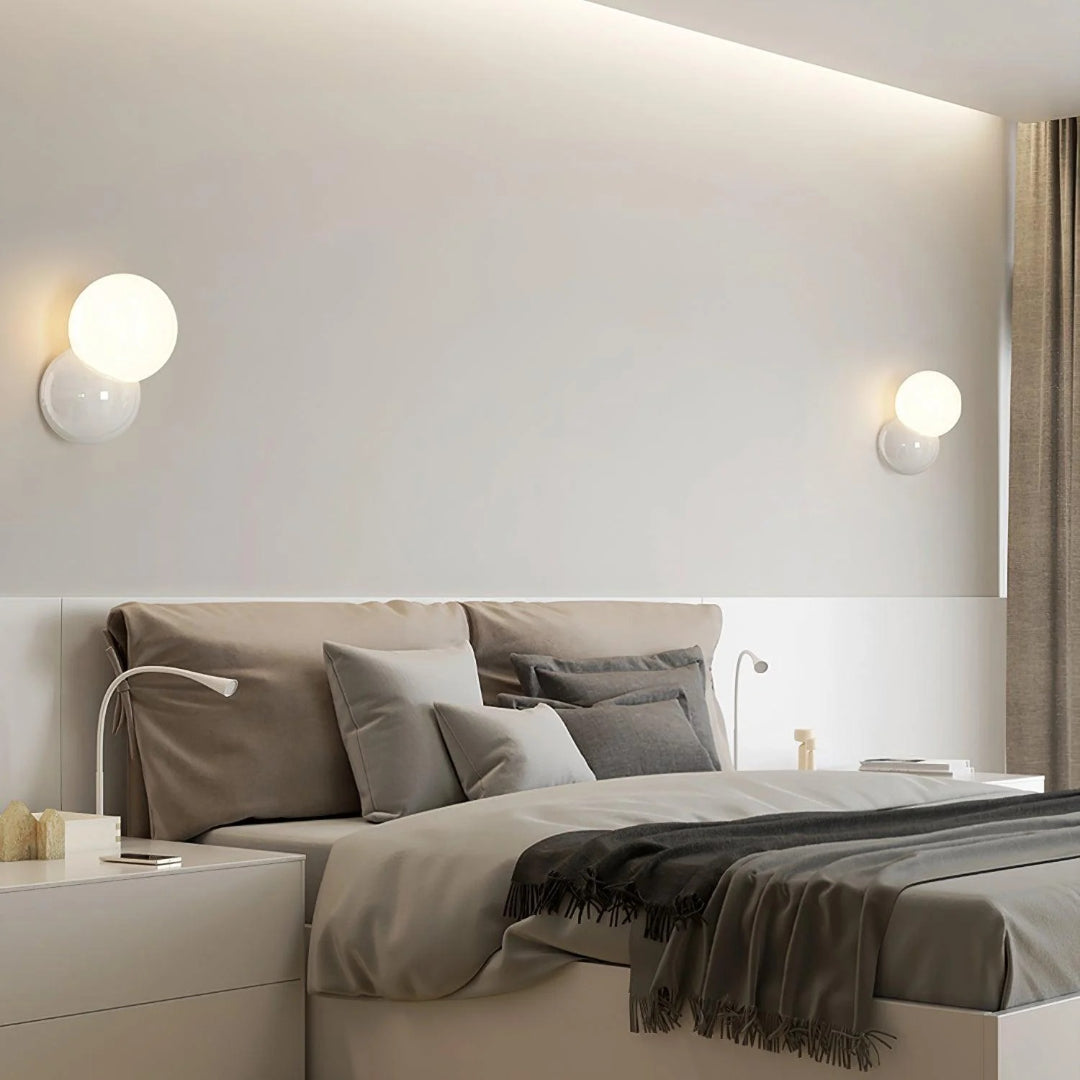 Minimalistische Glazen Wandlamp