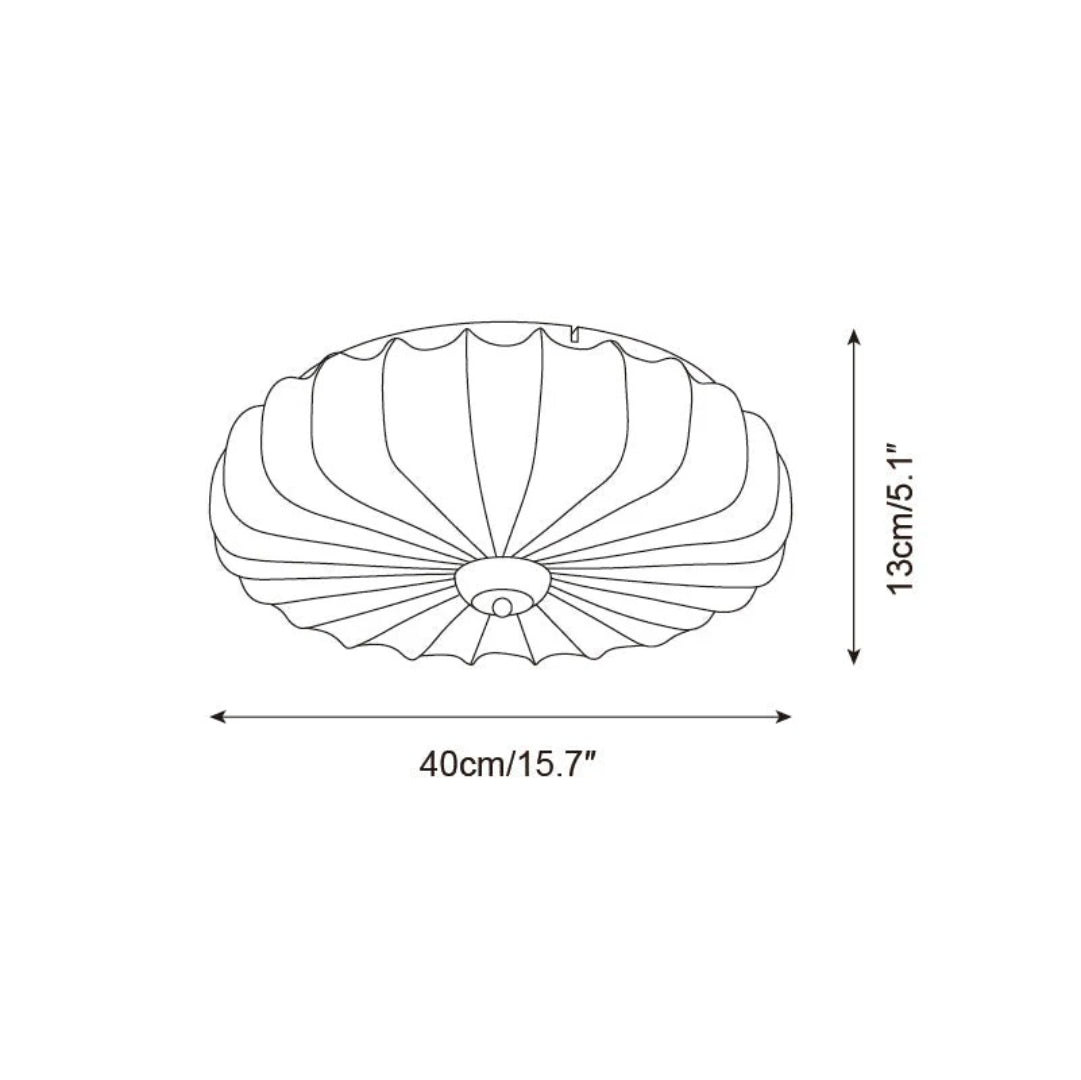 Japanse Stoffen Plafondlamp