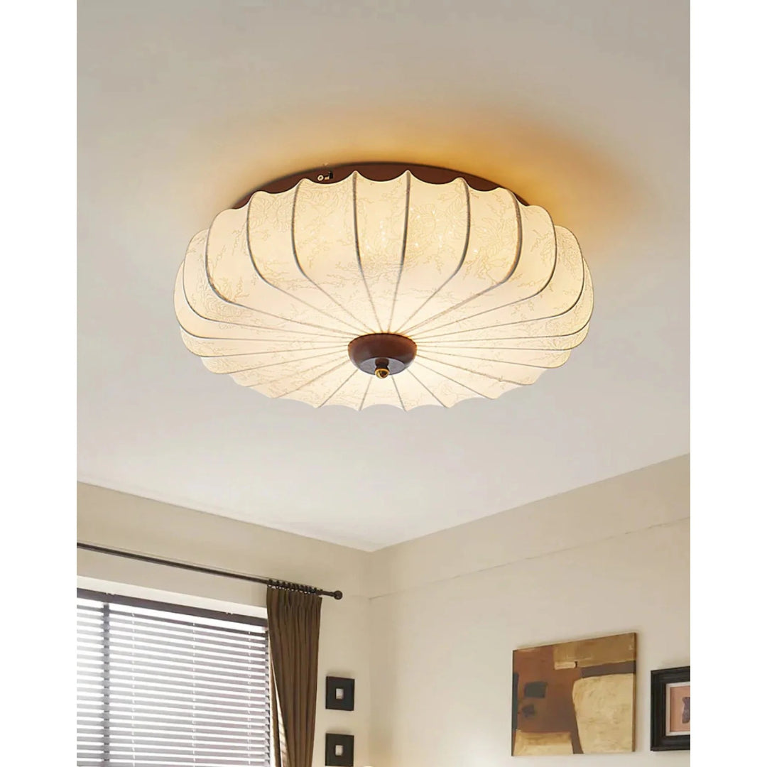 Japanse Stoffen Plafondlamp