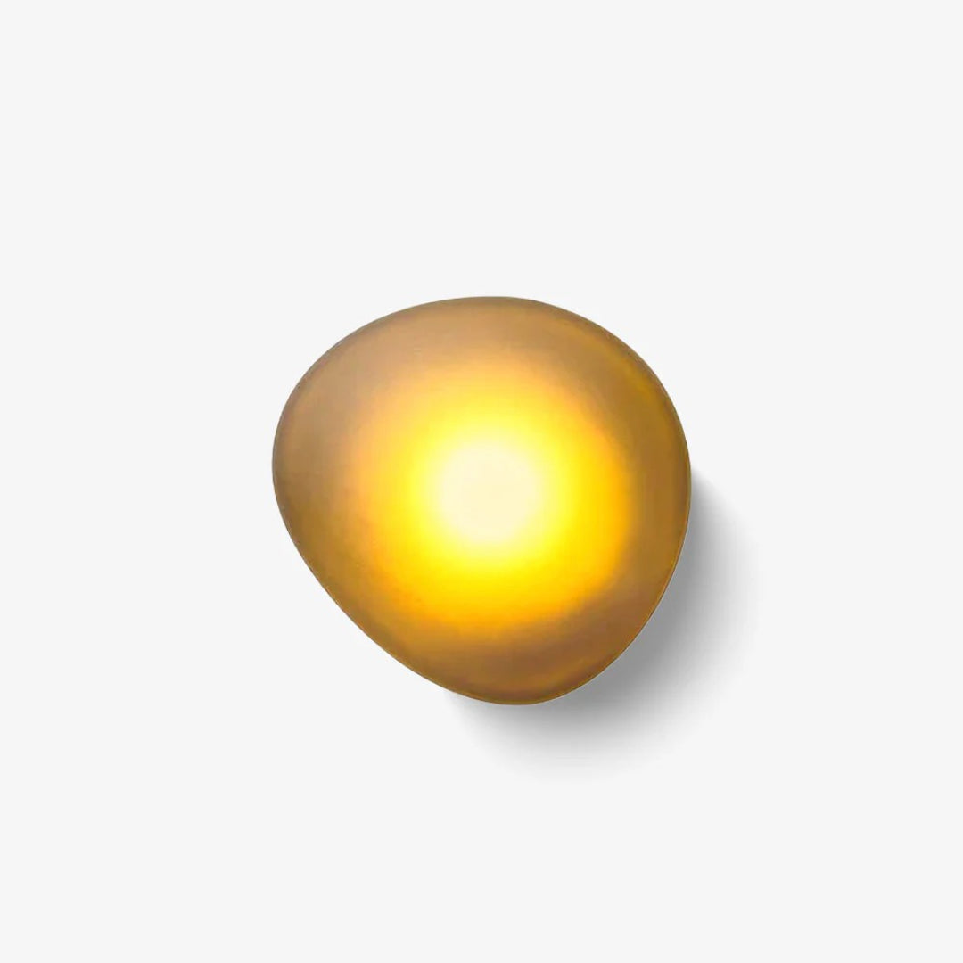 Ovale Glazen Wandlamp