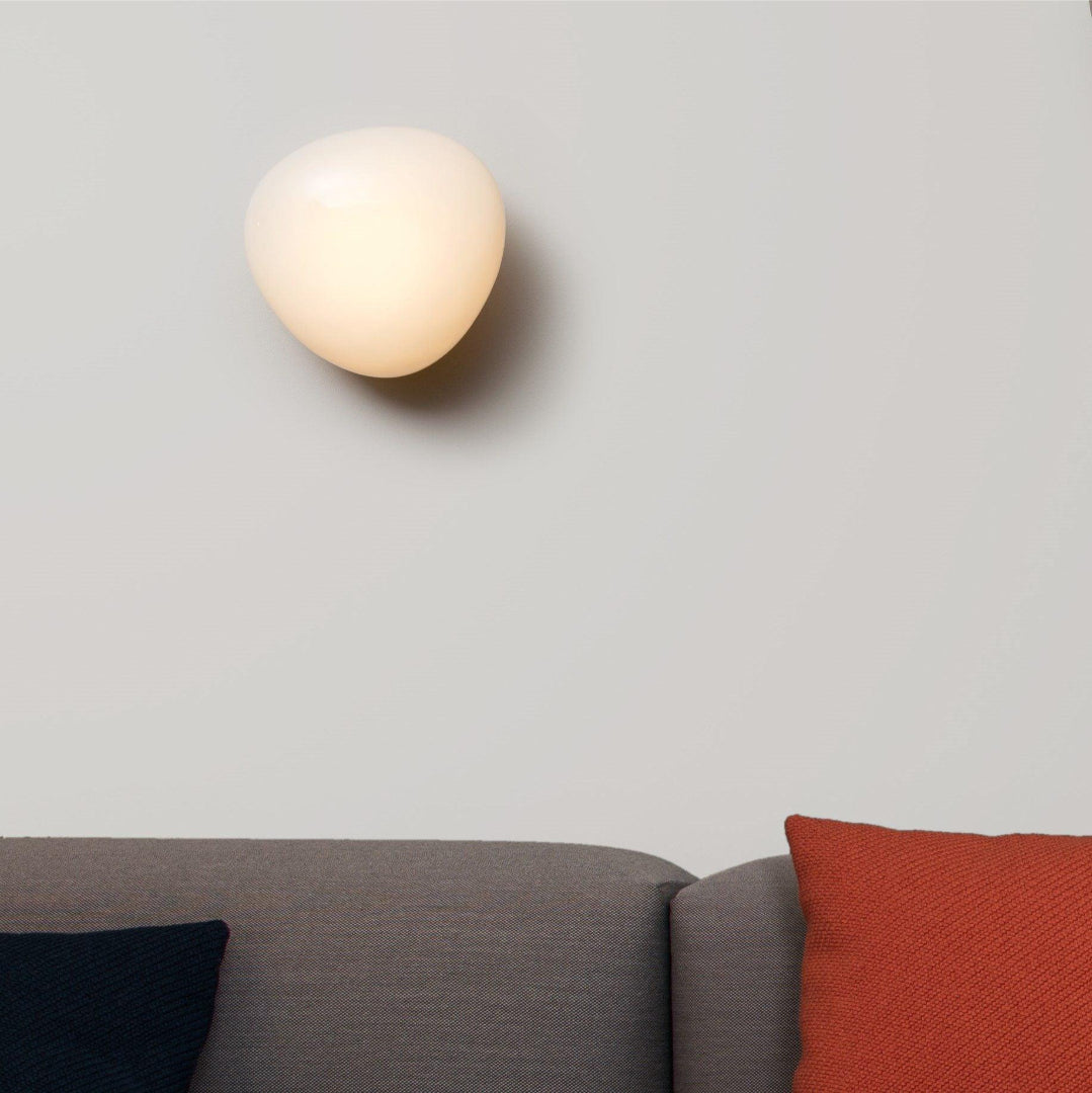 Ovale Glazen Wandlamp