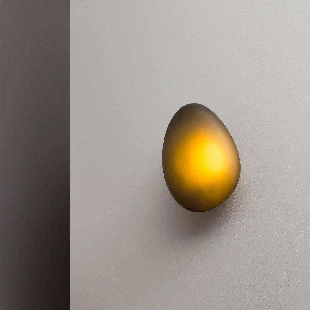 Ovale Glazen Wandlamp