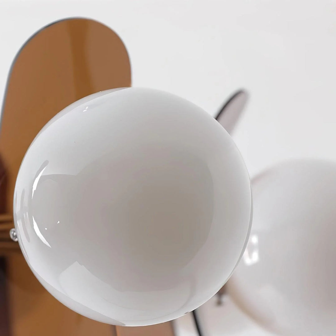 Mid-Century Glazen Hanglamp