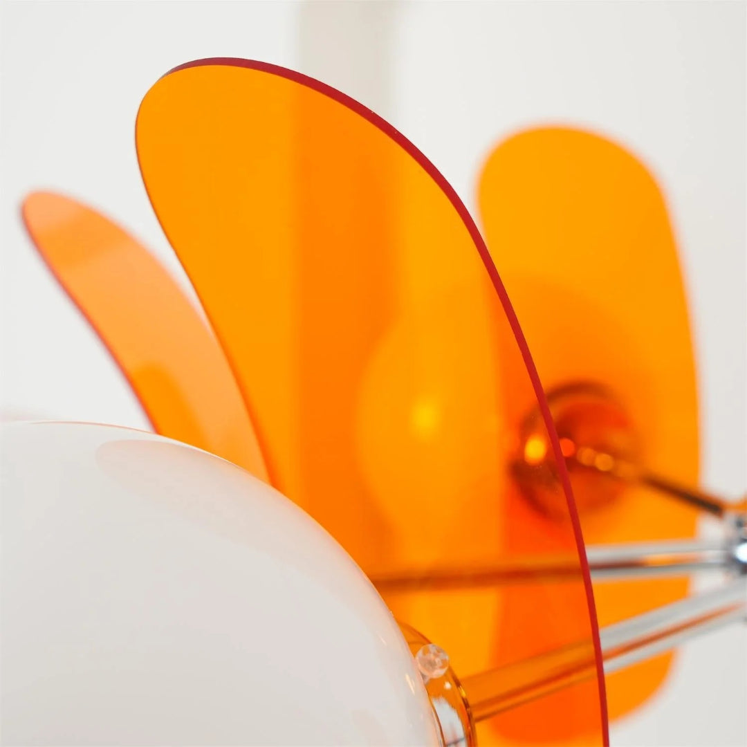 Mid-Century Glazen Hanglamp